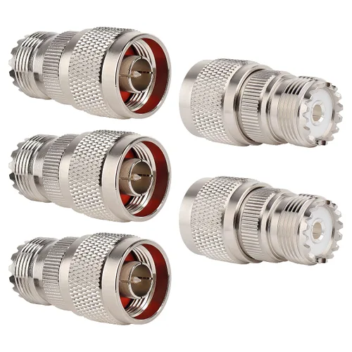 Miniatura 6 de XRDS -RF Adaptador N macho a UHF hembra Conector N a PL-259 SO-239 Conectores de cable coaxial RF coaxial Paquete de 2 (no para TV)
