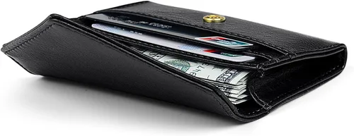 Miniatura 5 de XEYOU Funda para tarjetas de crédito para mujer, tarjetero con bolsillo frontal para mujer