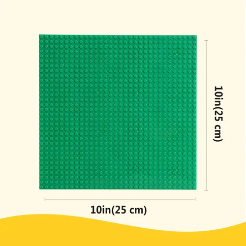 Miniatura 7 de Lekebaby - Placas base clásicas para construcción de ladrillos 100% compatibles con las principales marcas de placas base de 10 x 10 pulgadas, edad