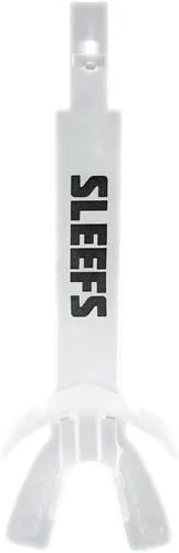 Miniatura 17 de SLEEFS X - Protector bucal de fútbol negro, protector bucal con correa para casco, boquilla protectora de labios/dientes, moldeable