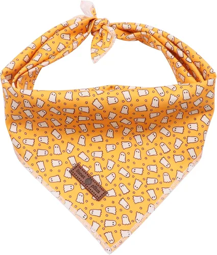 Miniatura 13 de Lionet Paws Bandana de Acción de Gracias para perro, lavable, de algodón, pañuelo triangular, pañuelo de pavo para perros pequeños, medianos
