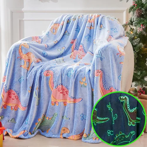 Miniatura 30 de inhand Juguetes de unicornio azul que brillan en la oscuridad para manta, regalos de unicornio para niñas de 1, 2, 3, 4, 5, 6, 7, 8, 9, 10, 11, 12