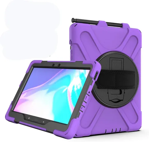 Miniatura 12 de Funda para Samsung Galaxy Tab Active Pro 10.1 T540 T545 T547, grado militar [probada en caídas de 15 pies] Funda protectora de cuerpo completo a