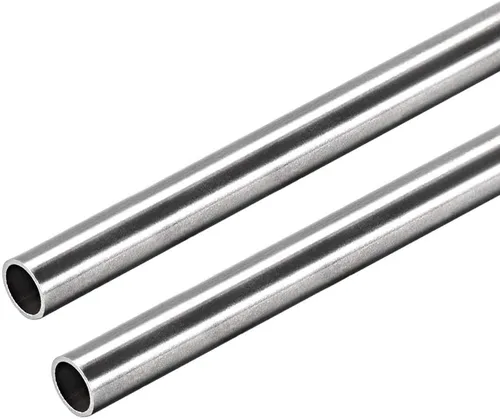 Miniatura 16 de uxcell Tubo redondo de acero inoxidable 304 de 0.236 in de diámetro exterior de 0.016 in de grosor de pared de 9.843 in de longitud, tubo recto sin