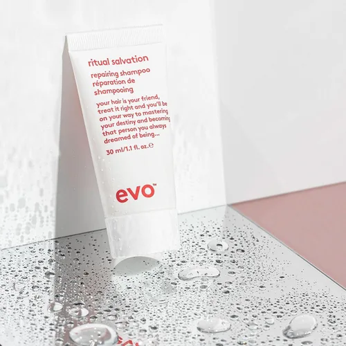 Miniatura 6 de EVO Champú Reparador Ritual Salvation - Limpia suavemente, trata el cabello dañado y quebradizo y protege