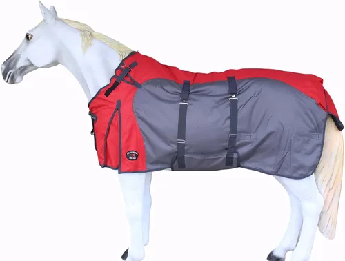 Miniatura 8 de Manta de caballo 1200D impermeable, transpirable, pesada manta de invierno con relleno de 10.58 oz, carcasa exterior Ripstop