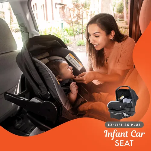 Miniatura 6 de Baby Trend Cochecito de bebé y niño pequeño doble y asiento de coche combo, juego de 2 piezas, Stormy - Cochecito de viaje ligero y compacto