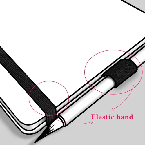 Miniatura 4 de Cuaderno de bocetos de acuarela, cuaderno de 5x5 pulgadas con cubierta de tela cuadrada portátil, 20 hojas de papel de dibujo texturizado