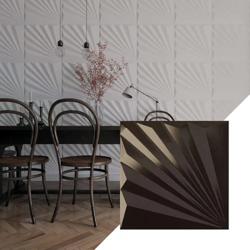 Miniatura 20 de Ekena Millwork WP20X20AAWH 19 5/8 pulgadas de ancho x 19 5/8 pulgadas de alto Aire EnduraWall Decorativo 3D Panel de Pared Cubre 2.67 pies cuadrados