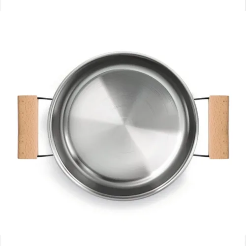 Miniatura 4 de CALLARON Olla de cocina con asas laterales, cacerola de repuesto para el oído, olla de leche, mango de agarre, accesorios de utensilios de cocina