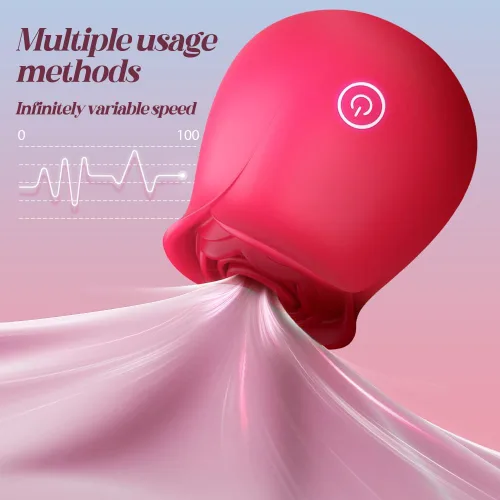 Miniatura 2 de Vibrador de rosa juguete sexual para mujeres - Neworld vibrador de aleteo 2EN1, juguete de rosa, 9 modos de golpeteo y succión, juguetes adultos