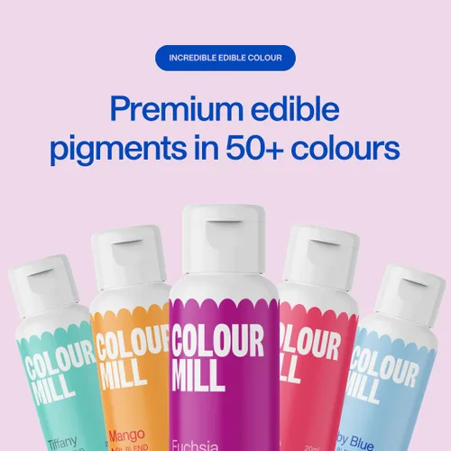Miniatura 8 de Colour Mill Colorante para alimentos a base de aceite, 0.68 onzas líquidas (20 ml), rojo rosado
