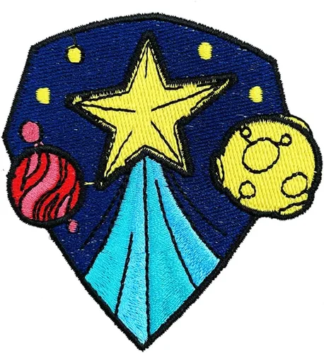 Miniatura 10 de Parches bordados para planchar, parche con apliques de tierra en caja, insignia de aventura, emblema para coser, accesorios de bricolaje