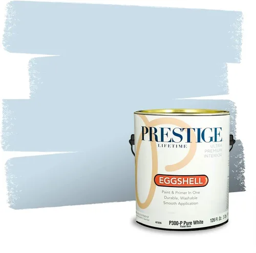Miniatura 425 de Pintura Exterior + imprimación PRESTIGE, todo-en-uno, 1 galón, acabado mate, color comparable al Valspar* Royal Gray* VS151-Gris real