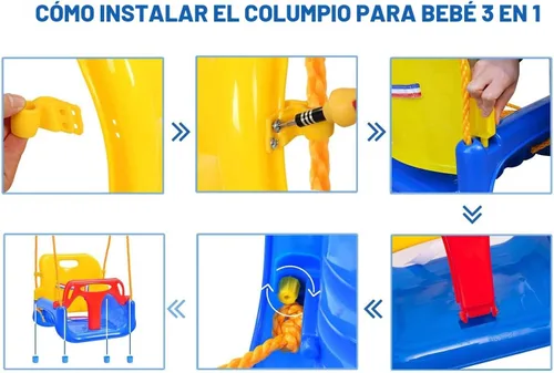 Miniatura 2 de RedSwing 3 en 1 Asiento de columpio para bebé, columpio para niños pequeños, asiento colgante antivuelco, seguro y cómodo, desmontable, para bebés a