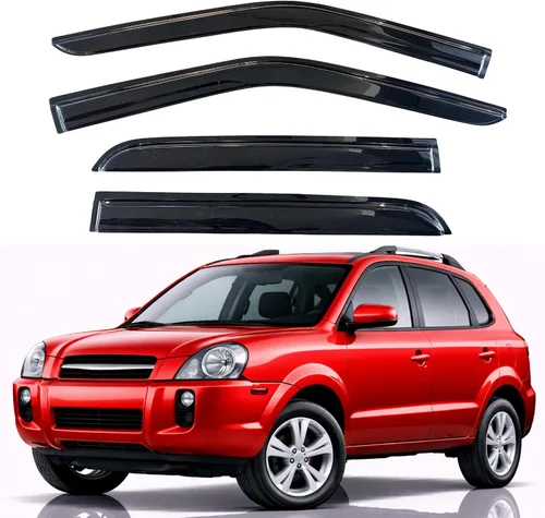 Miniatura 66 de KPY Moldura deflectora de viento para ventana con protección para lluvia, Chevy Tahoe/GMC Yukon 1995-2000, Suburban C/K1500/2500/3500 1992-2000
