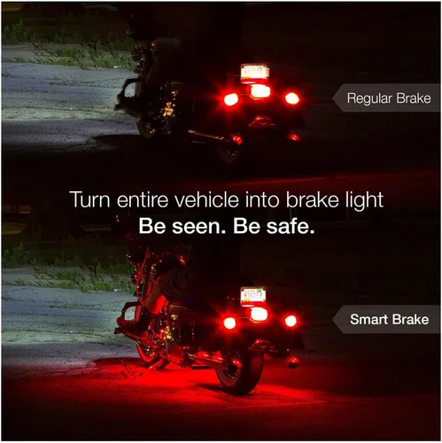 Miniatura 4 de XKGLOW Chrome App Control - Kit de luz LED profesional para motocicleta, 14 vainas/12 tiras