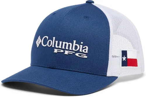 Miniatura 884 de Columbia - Gorra de malla con bandera con árboles unisex para adultos, corona alta