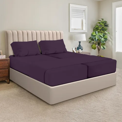 Miniatura 38 de SGI bedding Sábanas 100% algodón egipcio tamaño individual – Sábanas refrescantes, ropa de cama blanca suave y transpirable, ropa de cama de lujo