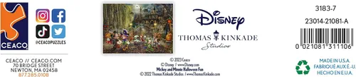Miniatura 7 de Ceaco - Thomas Kinkade - Disney - Mickey y Minnie Halloween Fun - Rompecabezas de 1000 piezas