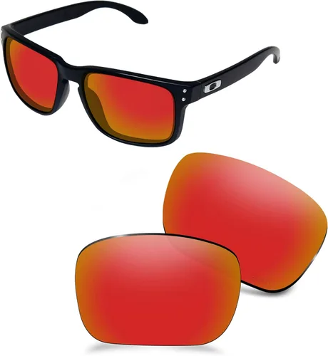 Miniatura 7 de Lentes de repuesto ANSI Z87.1 para gafas de sol Oakley Holbrook XL OO9417 Amarillo de alta definición.