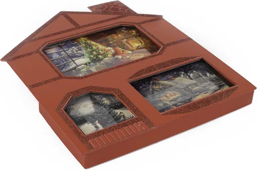 Miniatura 8 de Hallmark Tarjetas de Navidad en caja, puerta roja invernal (16 tarjetas de Navidad con sobres)
