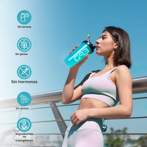 Miniatura 4 de Genepro - Proteína en polvo sin sabor – Nueva fórmula – Sin lactosa, sin gluten y sin OMG Suplemento aislado de suero sin OMG