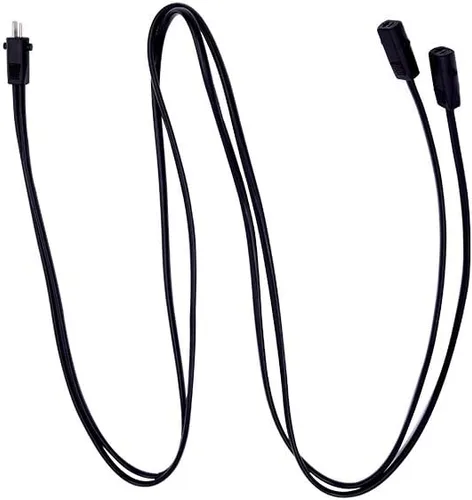 Miniatura 3 de Fromann 47 pulgadas 2 Pin Splitter Cable de alimentación Y 2 motores a 1 fuente de alimentación para sillas reclinables y elevadoras eléctricas