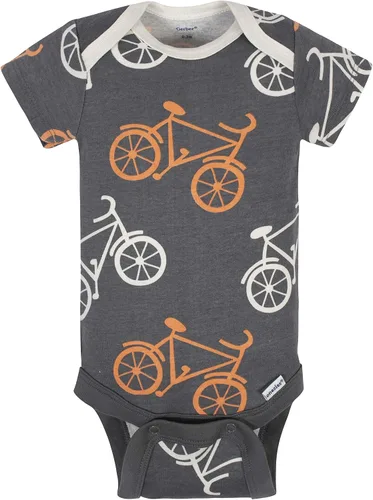 Miniatura 3 de Grow by Gerber baby-boys 5-pack Short-sleeve Onesies Bodysuits