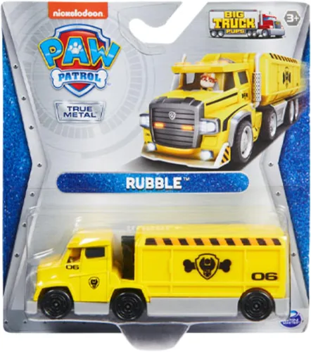 Miniatura 4 de Paw Patrol - Cachorros de Camión Grande Coleccionables de Metal Fundido a Presión de Metal Verdadero - Zuma