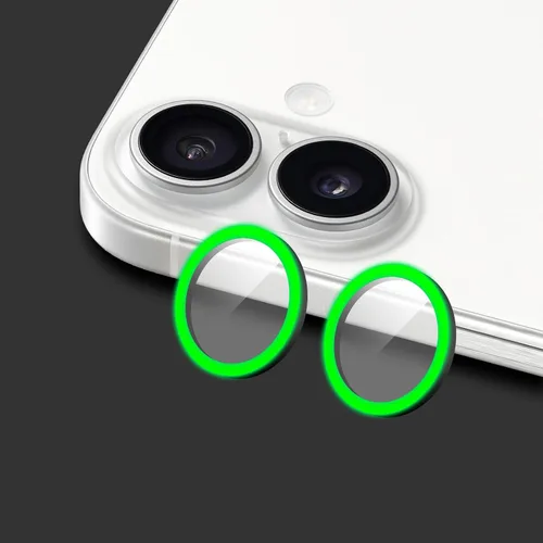 Miniatura 33 de Compatible con iPhone 11 Pro/11Pro Max/12 Pro Luminous Camera Lens Protector Ultra Thin Película de vidrio templado Protector de pantalla de cámara