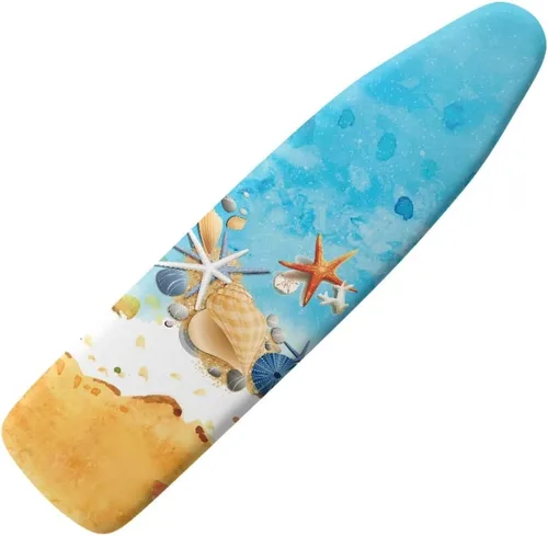 Miniatura 20 de Funda floral a prueba de arañazos para tablas de planchar de tamaño estándar, reflectante, con 3 ganchos y bucles para decoración de tablas de 15 x