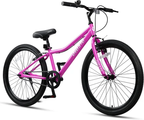 Miniatura 15 de AVASTA Bilbo 18 20 24 Inch Kids Bike for Boys Girls 5-14 Years Old, Retro Style High Carbon Steel Bicycle with Adjustable Handlebars and Seat, Dual