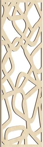 Miniatura 8 de Acme Paneles de pared decorativos de madera con calado, 9 3/8 pulgadas de ancho x 24 3/8 pulgadas de alto x 1/4 de alto, roble rojo