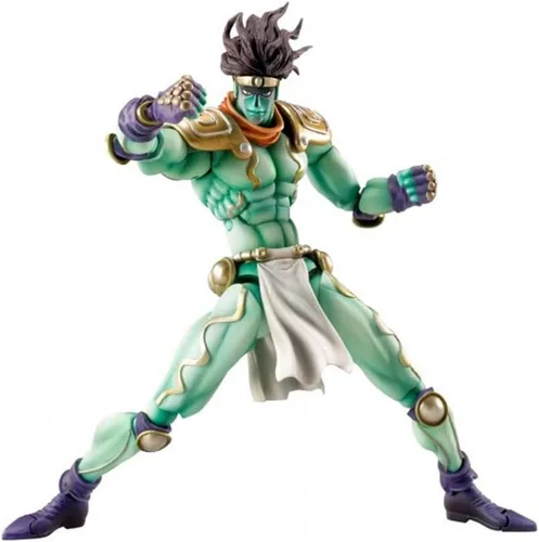 Miniatura 4 de QAHEART Figuras de Jotaro Kujo Bruno Bucciarati/Leone Abbacchi Figuras de Anime Estatuas de Acción Ultra Movibles Ornamentos Estrella Platino Verde