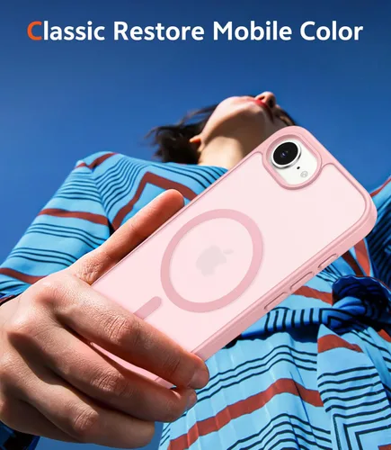 Miniatura 970 de FNTCASE Funda para iPhone 13 Pro-Max: Fundas magnéticas transparentes compatibles con Magsafe Slim anti amarillamiento protección contra caídas