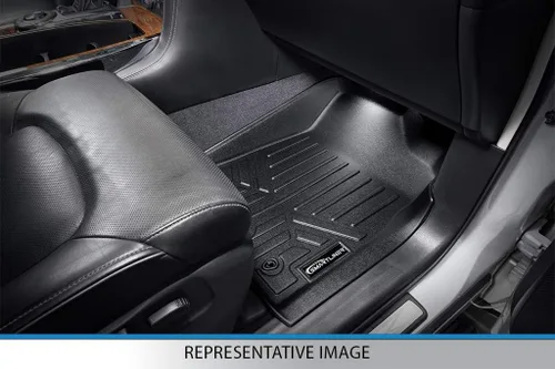 Miniatura 3 de SMARTLINER Juego de alfombrillas de piso de ajuste personalizado de 2 filas para Ford F-250 / F-350 Super Duty SuperCab 1999-2007 Ford F-250 1999