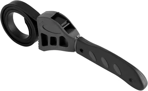 Tyenaza Llave de correa, llave de filtro de aceite, correas ajustables de goma, abridor de tarros, llave de tubo para filtro de aceite, cabezales de