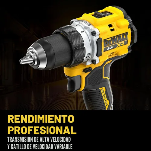Miniatura 6 de DEWALT Taladro/destornillador inalámbrico de 1/2 pulgada sin escobillas MAX XR de 20 V (solo herramienta) (DCD801B)