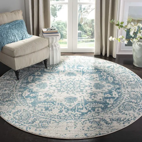 Miniatura 48 de Safavieh MAD603D - Tapete con diseño de medallón desgastado copo de nieve, colección Madison, no suelta pelos, fácil de cuidar, vestíbulo, alto