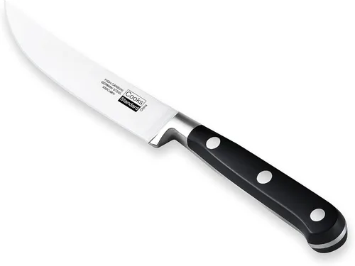 Miniatura 6 de Cooks Standard Juego de cuchillos clásicos para carne, acero inoxidable de alto carbono, mango ergonómico, 6 piezas, color negro