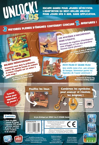 Miniatura 3 de Asmodee : Unlock Kids / Detective stories (juego inglés)