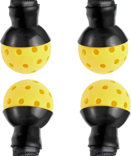 Miniatura 9 de QOGIR Recogedor de bolas de pickleball: fácil de recoger sin agacharte, se adapta a cualquier pala Negro-2Pack