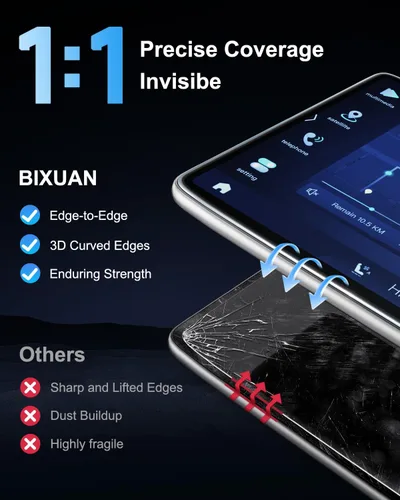 Miniatura 6 de BIXUAN Para Ford F150 y F150 Lightning 2021-2026 (XL/XLT/STX/Lariat/King Ranch/Platinum/Limited/Tremor/Raptor) Protector de pantalla táctil de 12