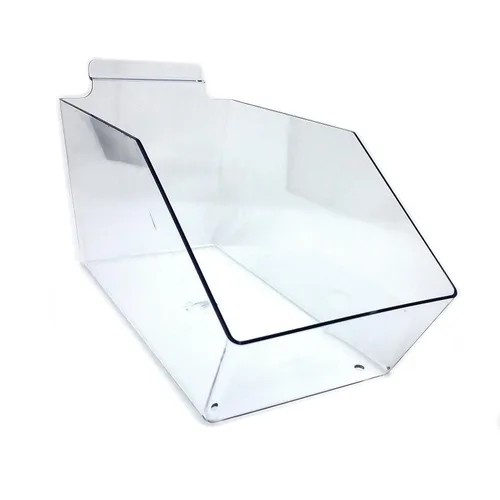 Miniatura 4 de Contenedores acrílicos transparentes para tablero de clavijas, contenedor grande para pared de clavijas, 6 pulgadas de largo x 5.5 pulgadas de alto