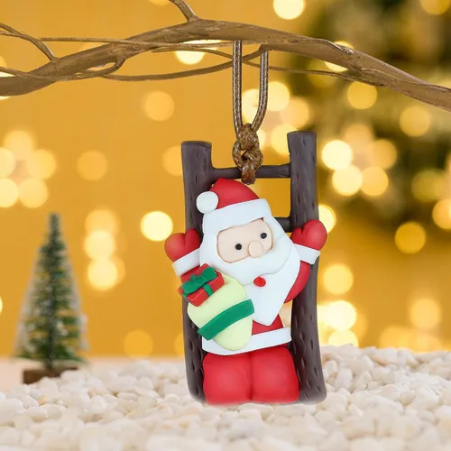 Miniatura 6 de Adorno colgante de pato oscilante de Navidad, accesorios para colgar en el automóvil, estética interior, decoración de habitación fresca, adorno