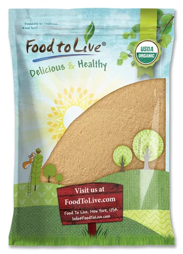 Food to Live Polvo orgánico de bayas Amla (Amalaki), 6 libras de grosella espinosa india sin OMG, cruda, pura, finamente molida, kosher, vegana.