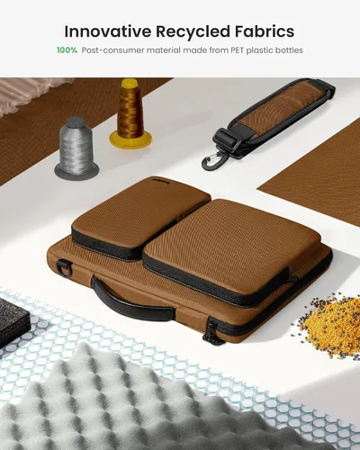 Miniatura 5 de tomtoc 360 Bolsa de hombro protectora para laptop MacBook Pro M4/M3/M2/M1 Pro/Max A3403 A3186 A2991 A2485 2024-2019, funda resistente al agua