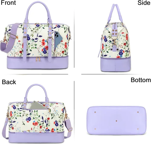 Miniatura 9 de Weekender Overnight - Bolsa de viaje de gran tamaño para hombres y mujeres