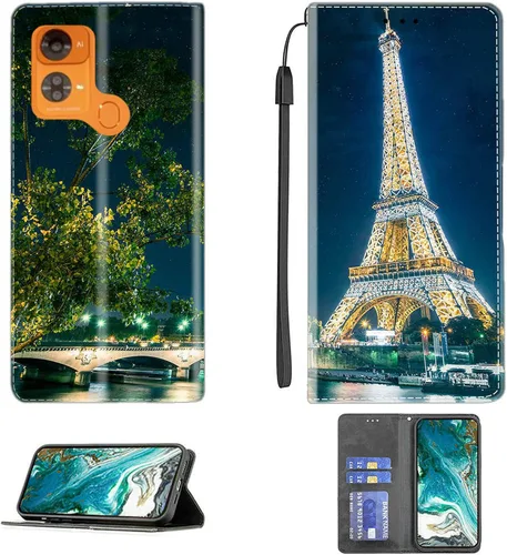 Miniatura 115 de Funda para Moto One Zoom compatible con Motorola One Zoom Phone Case Flip Stand Cover Magnetic Close YHD